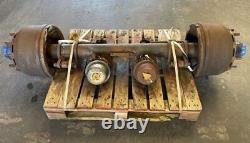 ROR Trailer Axle Short Beam Twin Wheel Type