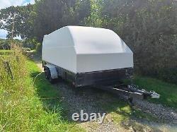 Reko Scandinavian Twin Axle Covered Clam Shell Trailer, Race, Track, Rally & Car