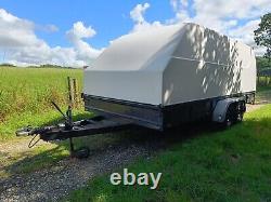 Reko Scandinavian Twin Axle Covered Clam Shell Trailer, Race, Track, Rally & Car