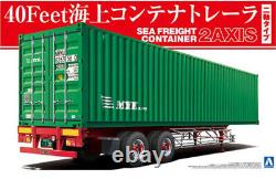 Reproduction 1/32 Heavy Freight No. 6 40Feet marine container trailer twin axle
