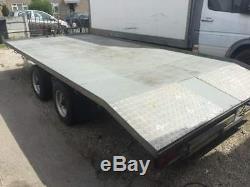 Richardson Twin Axle Wheel 16 Ft 3.5 Ton Beavertail Trailer Recovery Transporter