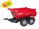 Rolly Toys Large Krampe Half Pipe Tipping Trailer Twin Axle Farm Trailer