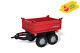 Rolly Toys Red Mega Trailer Twin Axle 3 Way Tipping Large For Rolly Tractors