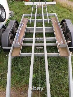 SBS BK3000 Twin Axle Boat Trailer with bow snubber & winch For bilge keel boat