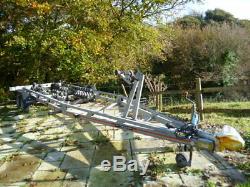 SBS twin axle boat trailer