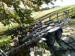 SBS twin axle boat trailer