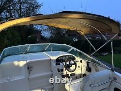 Sea Ray 215 Express Cruiser Boat with twin axle braked Trailer