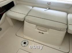 Sea Ray 215 Express Cruiser Boat with twin axle braked Trailer
