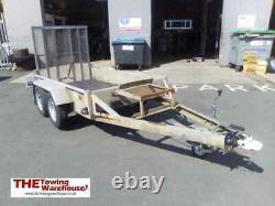 Second hand used Twin Axle Indespension 8×4 2500kg Mini Digger Plant Trailer