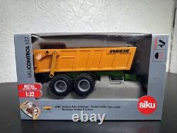Siku Control32 6780 Joskin Twin Axle Tipper Trailer RC 132 Tested & Working EX