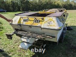 Speedboat / Jet boat, project, V8, with twin axle trailer