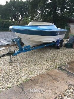 Speedboat and twin axle trailer project