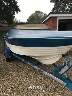 Speedboat and twin axle trailer project