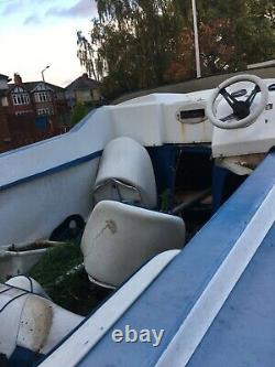 Speedboat and twin axle trailer project
