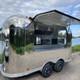 Stainless Steel Twin Axle Catering Trailer Mobile Coffee Event Unit