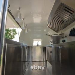 Stainless Steel Twin Axle Catering Trailer Mobile Coffee Event Unit