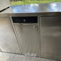 Stainless Steel Twin Axle Catering Trailer Mobile Coffee Event Unit