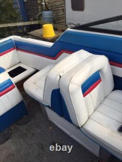 Sunbird Corsica speedboat and twin axle trailer