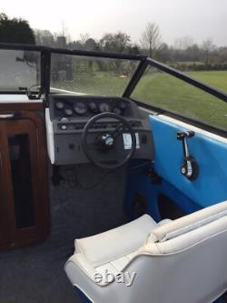 Sunbird Corsica speedboat and twin axle trailer