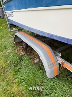 Sunbird Corsica speedboat and twin axle trailer