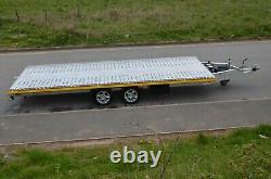 Super Light Aluminium Car Transporter Trailer 18.4ft X 6, Ft 2700kg Twin Axle