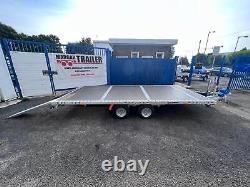 TA-NO 14.8ft x 6.9ft TILT BED TRAILER 2700KG TWIN AXLE 450cm X 210cm