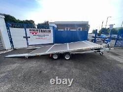 TA-NO 14.8ft x 6.9ft TILT BED TRAILER 2700KG TWIN AXLE 450cm X 210cm