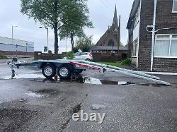 TEMARED CAR Transporter Trailer Twin Axle 4M x 2m 13.2ft 6.7ft 2700kg