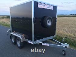 TICKNERS BOX TRAILER 7x5x5 TWIN AXLE at Teds Trailers Liverpool