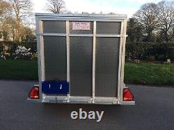 TICKNERS BOX TRAILER 8x5x5. TWIN AXLE from Teds Trailers Liverpool