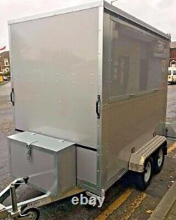 TICKNERS BOX TRAILER 8x5x6. TWIN AXLE CATERING BOX from Teds Trailers Liverpool