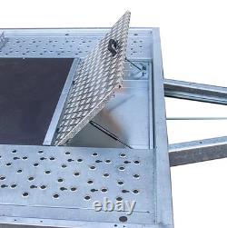 TIKI car transporter A 2850 GVW. 5m x 2.09m bed. Twin axle. Tool/strap storage