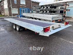 TILT Trailer Bed Twin Axle Transporter 16.4 x 6.9ft / 5m x 2.1m 3000kg
