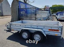 TRAILER 300CM x 150CM TWIN AXLE 1300KG BRAKED 10x5 CAR TRAILER