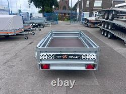 TRAILER 8ft x 4.4ft WITH SIDES TWIN AXLE 250cm x 135cm 750kg UNBRAKED