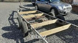 TRAILER CHASSIS ALKO TWIN AXLE 7 METERS LONG 4 New tyres. BOAT, SHEPHARDS HUT