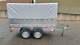 Trailer Twin Axle Car 263 X 125 750 Kg With Extra Sides & Canvas Cover H 80 Cm