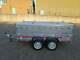 Twin Axle Car Trailer 8'7 X 4'1 750 Kg Extra Sides And Aluminium Top