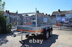 TWIN AXLE / CAR TRAILER / LADDER RACK / 750gvw / 8.5ft x 4.1ft / FINANCE