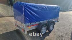 TWIN AXLE CAR TRAILER TEMARED PRO 2612/2 263 x 125 750 kg with CANVAS COVER