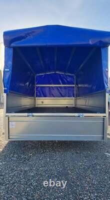 TWIN AXLE CAR TRAILER TEMARED PRO 2612/2 263 x 125 750 kg with CANVAS COVER