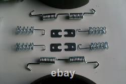 TWIN AXLE TRAILER BRAKE SHOES 160 X 35 COMPLETE AXLE SETS x 2 ALKO STYLE