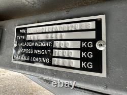 TWIN AXLE TRAILER Very Clean! AL-KO