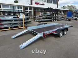 TWIN Axle 2000kg Trailer 4m x 1.8m 13.2ft x 6ft Tilt Car Transporter + PLYWOOD