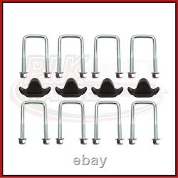 TWIN Leaf Spring 8 x Axle U Bolts & 4 x Bump Stop for Ifor Williams Trailer