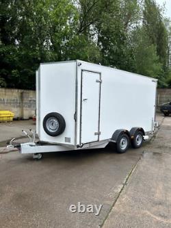 Teale Twin axle Box Trailer, Supalite 13BR Custom, Ramp door, 13 Wheels 2000kg