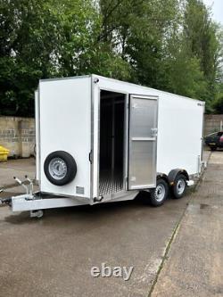 Teale Twin axle Box Trailer, Supalite 13BR Custom, Ramp door, 13 Wheels 2000kg