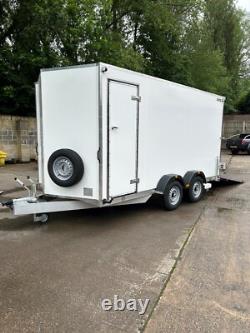 Teale Twin axle Box Trailer, Supalite 13BR Custom, Ramp door, 13 Wheels 2000kg