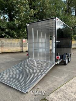 Teale Twin axle Box Trailer, Supalite 2000BR Cargo, Ramp door, 13 Wheels 2000kg