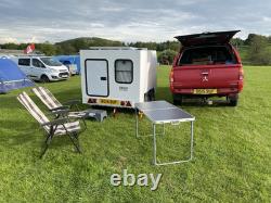 Teardrop Camper Squaredrop Camper Mini Camper With Solar Panels Unique Twin Axle